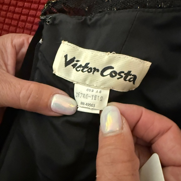 VICTOR COSTA EVENING GOWN SMALL - Picture 4 of 10